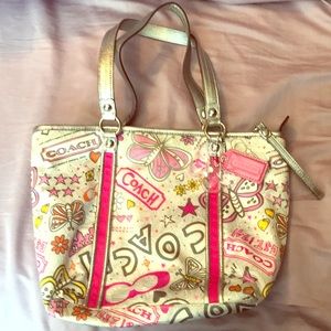 Coach Bandana Graffiti purse